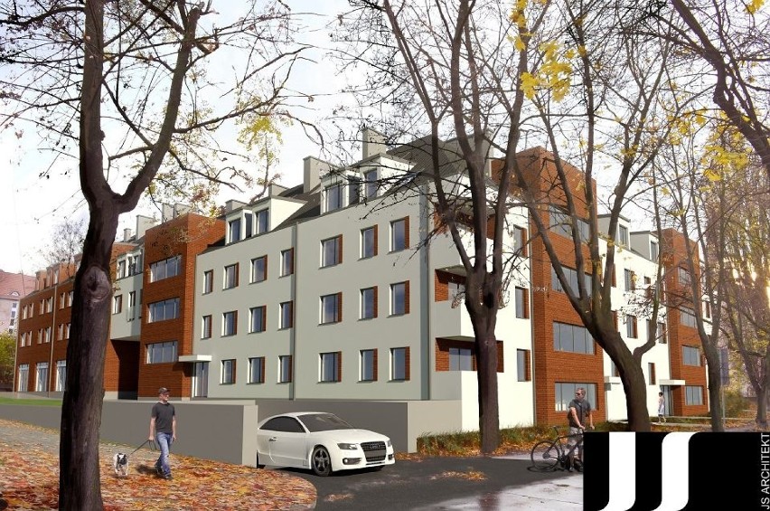 Nowe mieszkania przy ul. Oleskiej w Opolu - wizualizacja