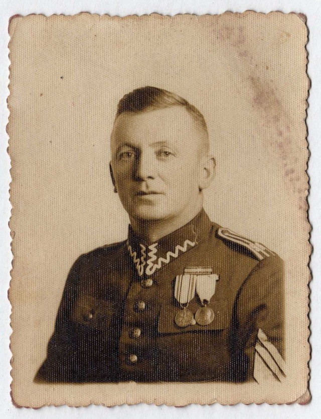 Starszy sierżant Franciszek Nowaczyński  między 1936  r. a 1938 r.