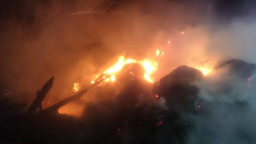 Pożar stodoły w Rzuchowie