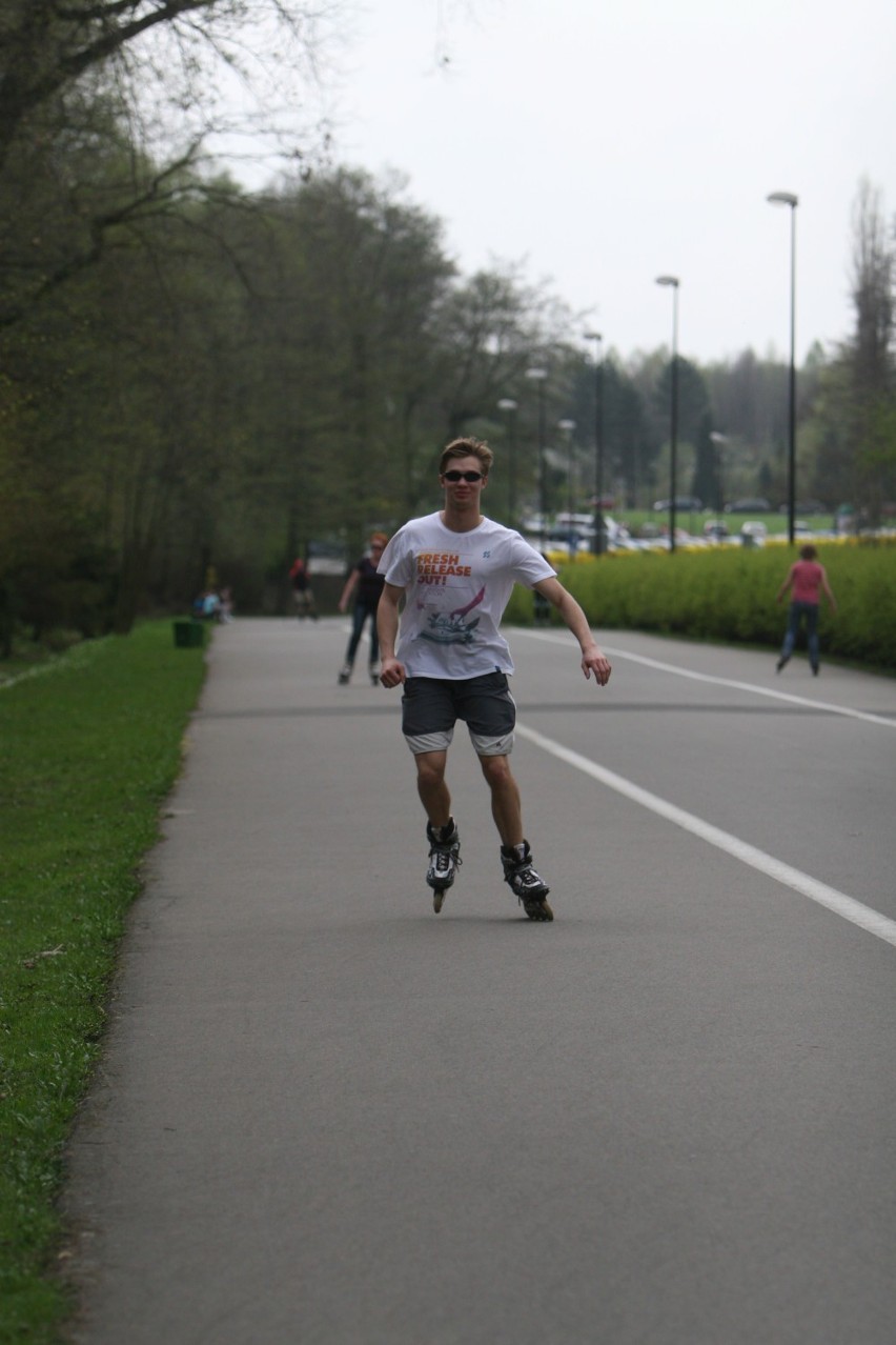 Rolkostrada w Dolinie Trzech Stawów w Katowicach