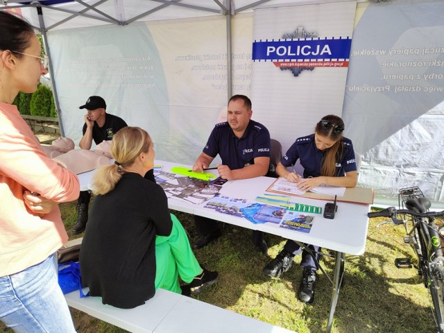 Z mieszkańcami gminy Wąpielsk spotkali się funkcjonariusze z Komendy Powiatowej Policji w Rypinie