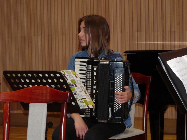 Sieradz. Koncert akordeonowy w szkole muzycznej