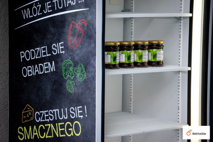 Żywność można zostawić w lodówce społecznej w Bełchatowie