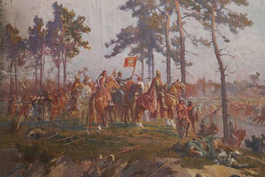 Obraz Bitwa pod Grunwaldem autorstwa Zygmunta Rozwadowskiego...