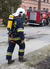 Ćwiczenia straży pożarnej w Starogardzie Gdańskim