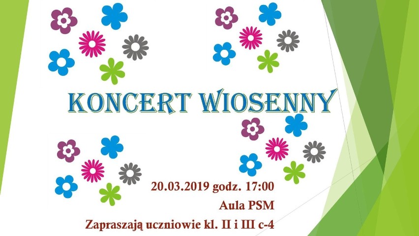 Zapowiedź koncertów w Filharmonii Folkloru Polskiego w Zbąszyniu