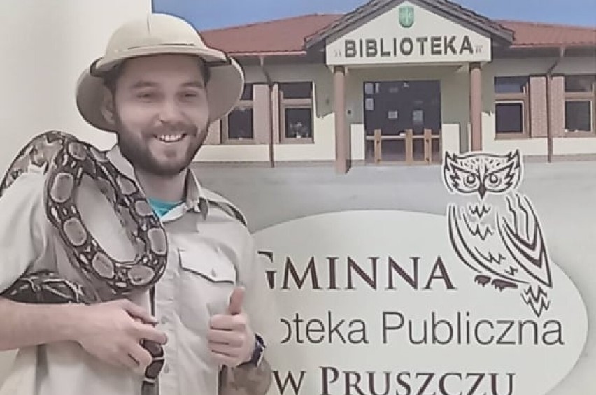 Szymon Michalak pokazał dzieciom z gminy Pruszcz swoją...