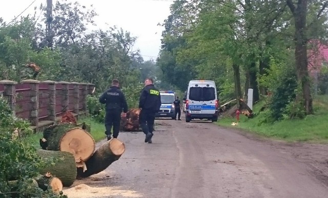 Największe zniszczenia burze poczyniły w powiatach chojnickim i tucholskim. Łącznie w całym województwie (razem z Chojnicami należącym administracyjnie do woj. pomorskiego) bez prądu pozostaje jeszcze 47 tys. mieszkańców