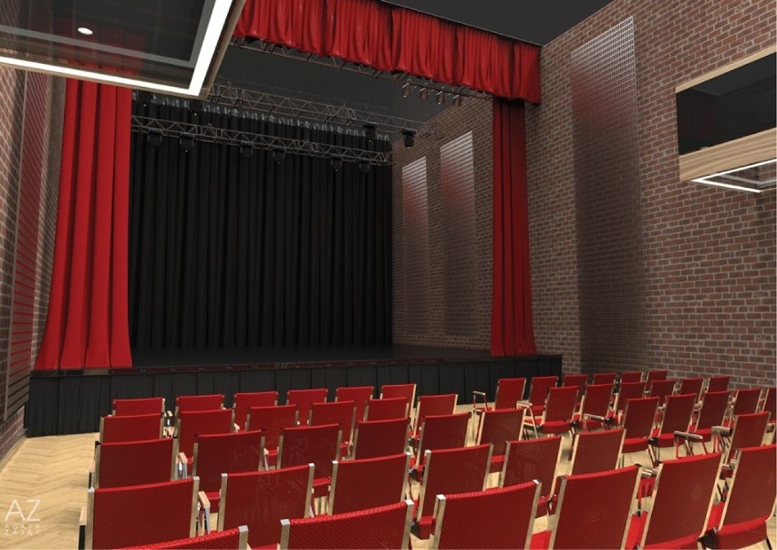 Profesjonalna scena teatralna powstaje w siedzibie Teatru Avatar w Legnicy. Zobacz wizualizacje! 