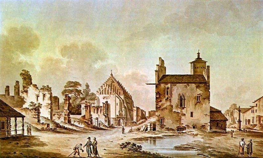 Akwarela Zygmunt Vogela - rok 1792