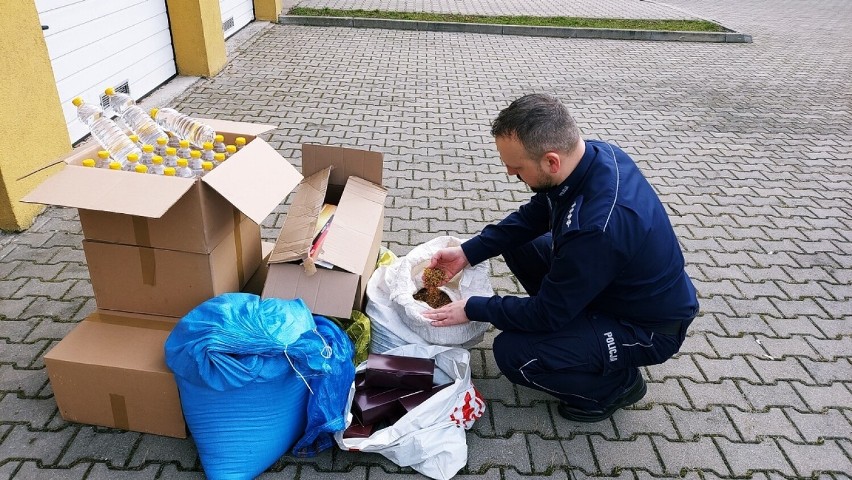 Nielegalne papierosy, tytoń i alkohol u mieszkanki gminy...