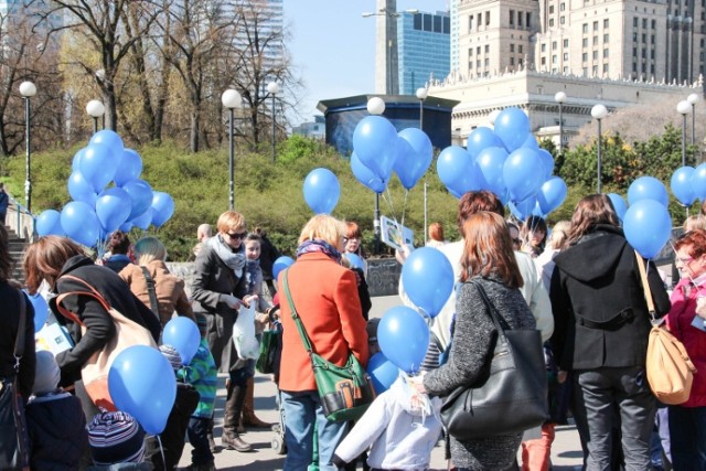 W Warszawie zorganizowano happening przy stacji Metro Centrum.