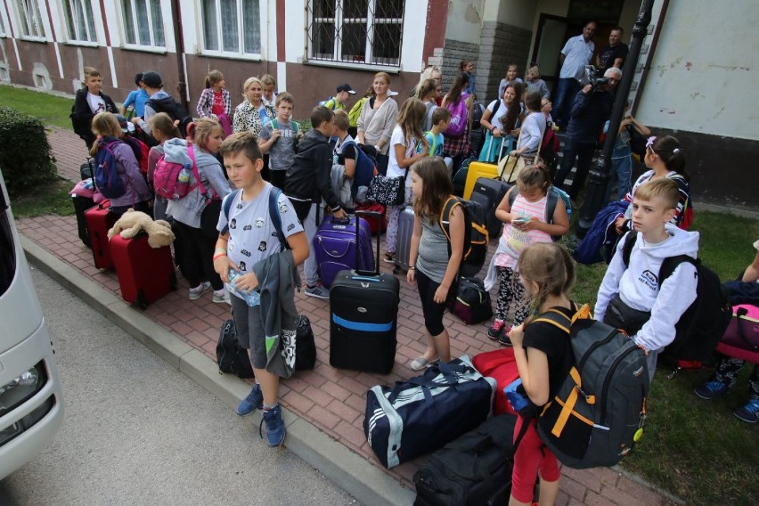 Dzieci przyjechały do Kielc zapomnieć o nawałnicy