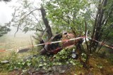 Wypadek wiatrakowca w Beskidach: pilot wcale nie leciał sam!