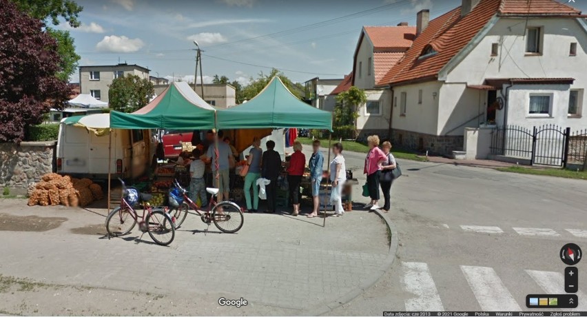 Mieszkańcy Unisławia przyłapani przez kamery Google Street...