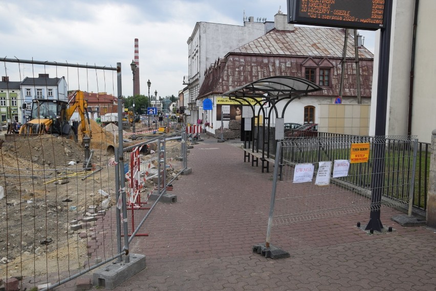 Trwa rewitalizacja Starego Rynku w Częstochowie