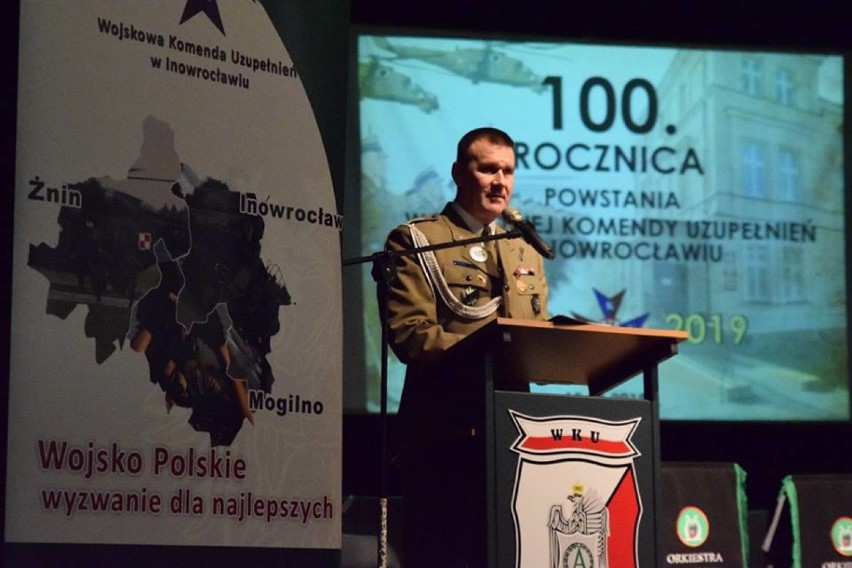 Setna rocznica powstania Wojskowej Komendy Uzupełnień w Inowrocławiu [zdjęcia]