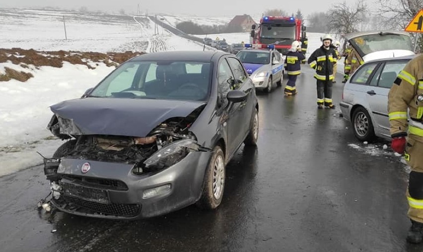 Na drodze Szonowo - Lisnowo w powiecie grudziądzkim zderzyły...