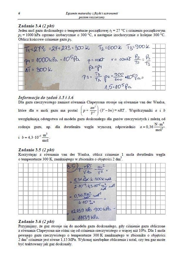 Matura 2013. Fizyka i astronomia - poziom rozszerzony [ARKUSZE, ODPOWIEDZI]