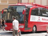 Mobilny punkt poboru krwi w Lublinie (materiał Dziennikarza Obywatelskiego)