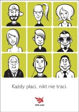 Plakaty zachęcające do kasowania biletów MPK Łódź