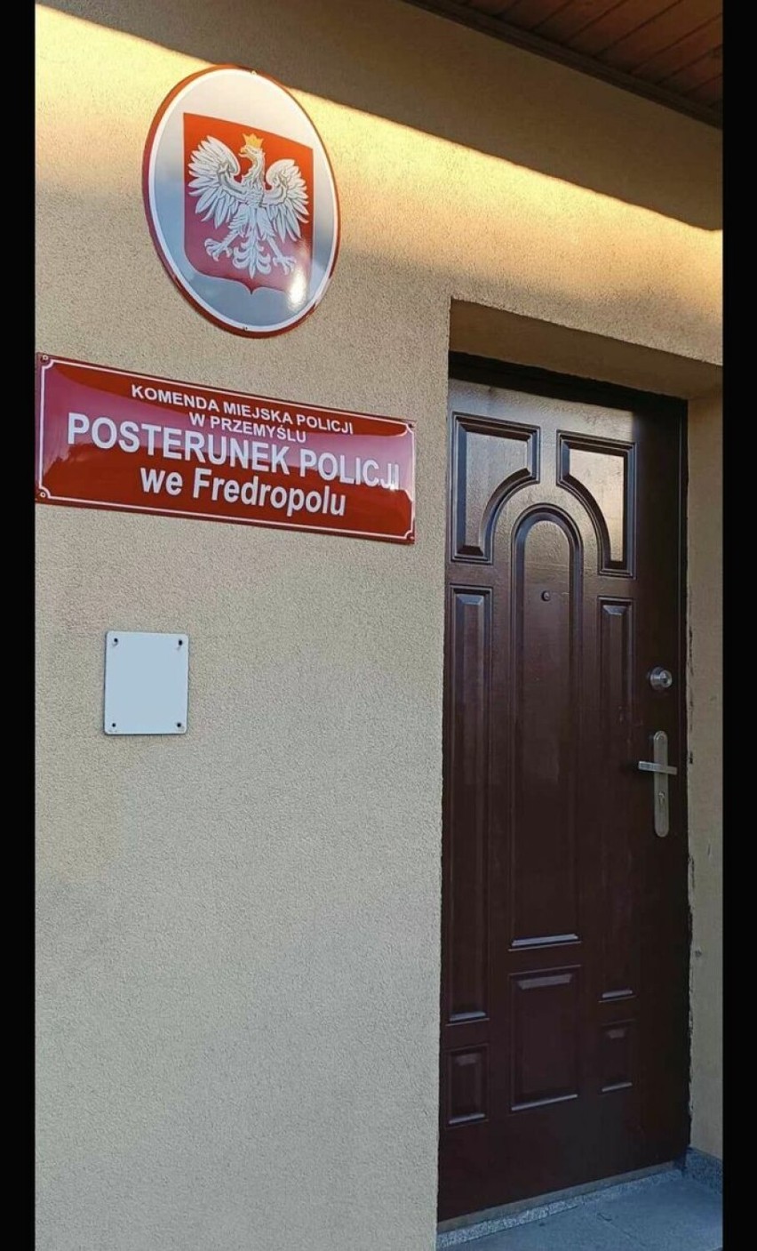 Nowy posterunek policji we Fredropolu.