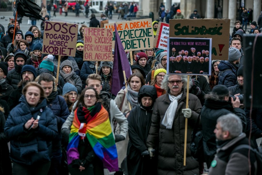 Kraków. Kobiety protestowały przeciwko kompromisom [ZDJĘCIA]