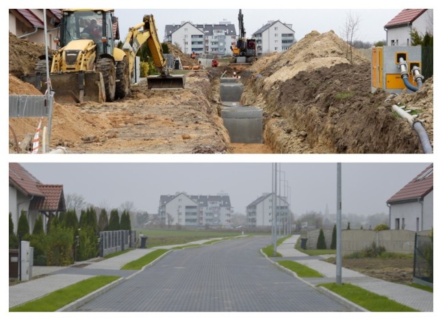 Wielki remont trwał wiele miesięcy i kosztował ponad 5 mln zł. Zobaczcie, jak dziś wyglądają nowe ulice i jak wyglądały, gdy były placem budowy