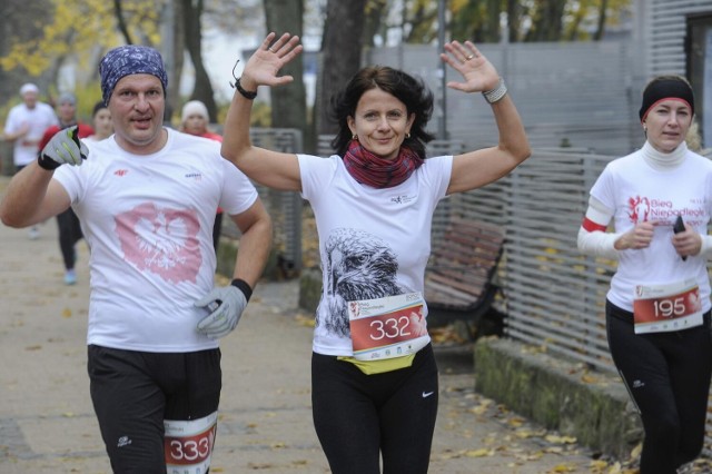 Bieg Niepodległej w Sopocie rozgrywany jest na plaży i alejkach Parku Północnego