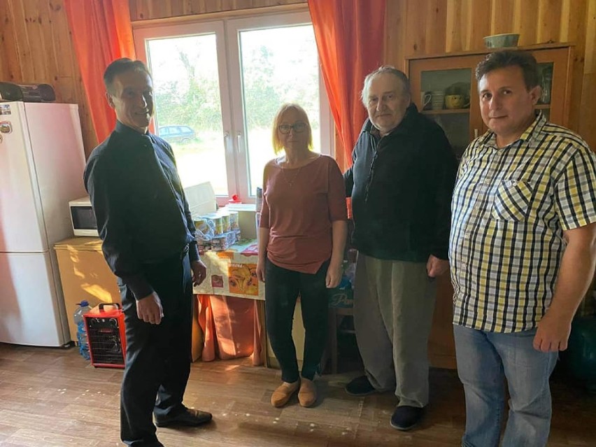 Osiem ton żywności trafiło do mieszkańców gminy Korycin 