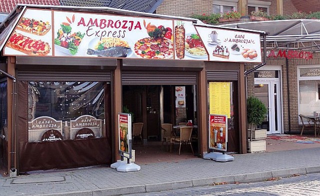 Cafe Ambrozja - Darłowo - Darłówko Wschodnie - wyślij sms o treści dskw.9 na numer 72355 (koszt 2.46 zł z VAT)