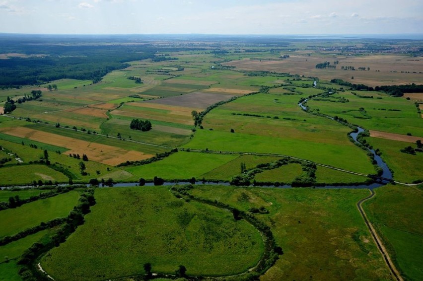 Gmina Darłowo z lotu ptaka. Zobacz archiwalne zdjęcia