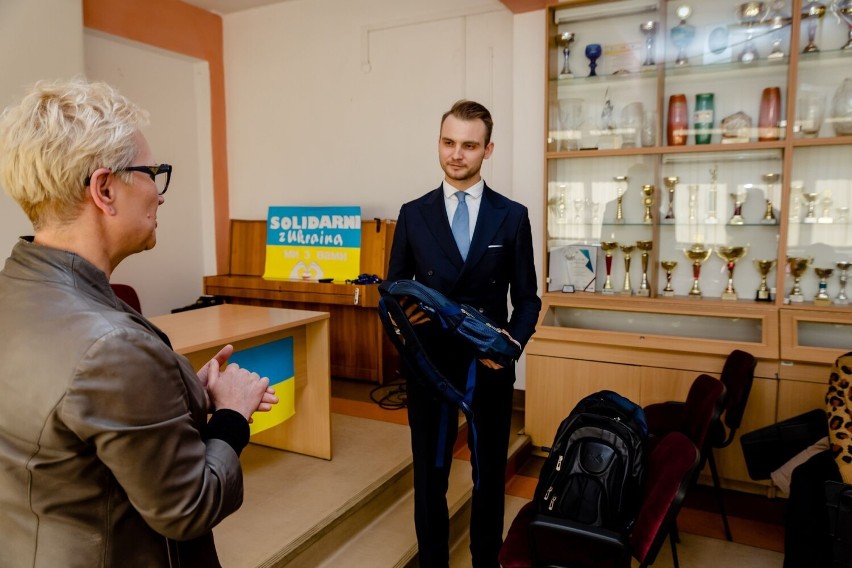 Wałbrzyska Specjalna Strefa Ekonomiczna "INVEST-PARK" wsparła młodzież z Ukrainy uczącą się w wałbrzyskim „Mechaniku”.