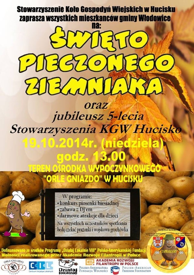 Święto Pieczonego Ziemniaka w Hucisku.