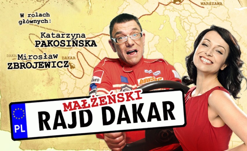 Małżeński Rajd Dakar - znakomita komedia w teatrach w Polsce