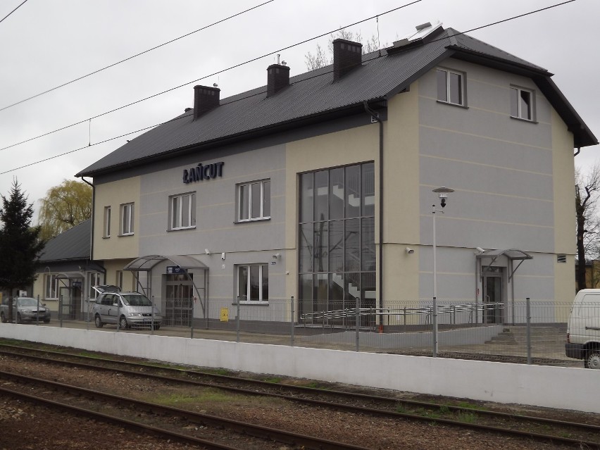 Dworzec PKP w Łańcucie.