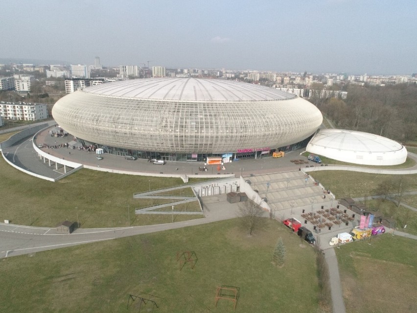 Tauron Arena Kraków na 15-tysięcy widzów wraz z przylegającą...