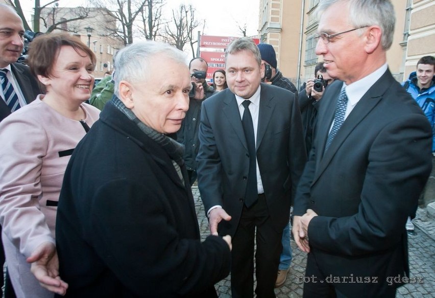 Prezes PiS w sobotę odwiedził Wałbrzych