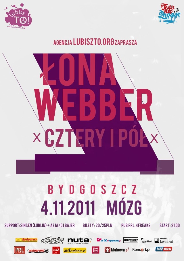 łona| webber| koncert w bydgoszczy| klub mózg