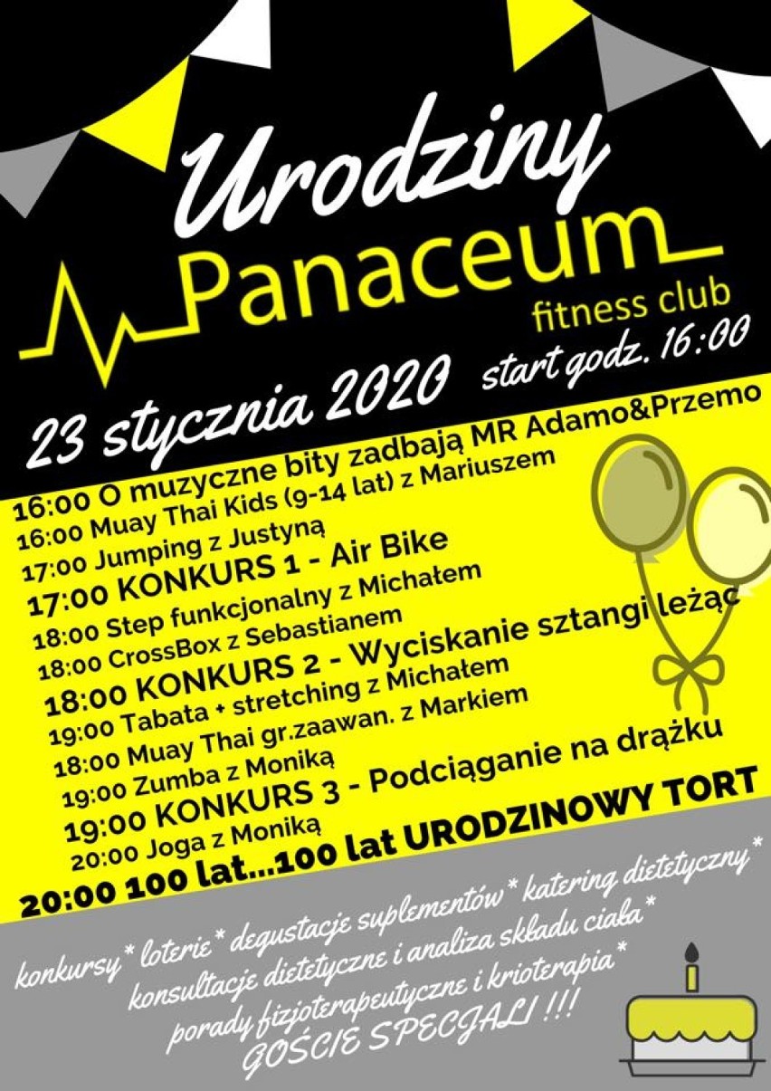 Panaceum Fitness Club Radomsko świętuje urodziny. Co w programie?