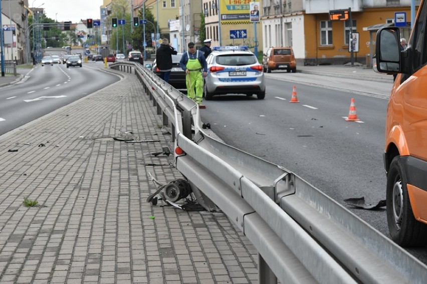 Wypadek na ulicy Żołnierzy II Armii Wojska Polskiego w Legnicy [ZDJĘCIA]