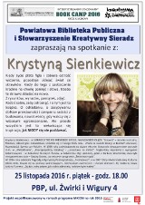 Krystyna Sienkiewicz (piątek 25.11) i Piotr Grobliński (poniedziałek 28.11) w PBP w Sieradzu