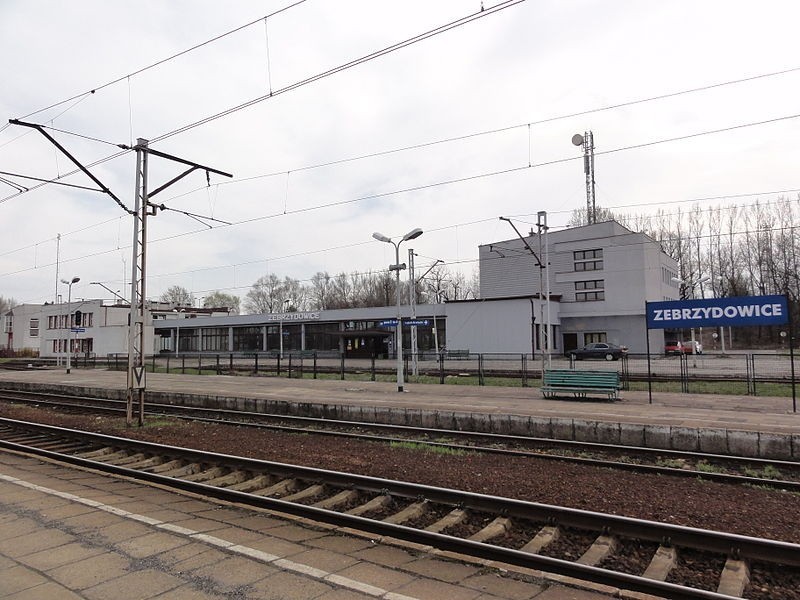 Stacja kolejowa w Zebrzydowicach
