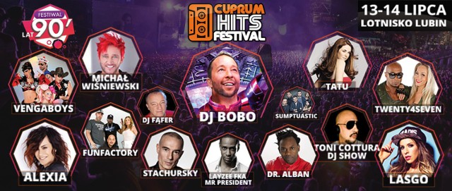 Lot prosto do lat '90 z lubińskiego lotniska! Zapraszamy na Cuprum Hits Festival!