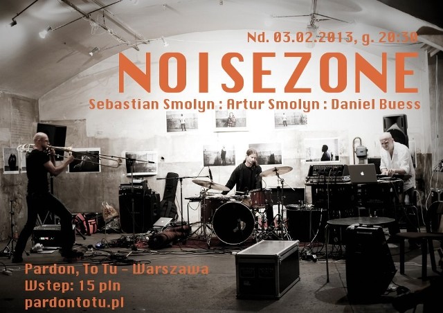 Koncert Noisezone w klubie Pardon, To Tu

Start: 3 luty (ndz), godz. 20:30
Miejsce: Klub Pardon, To Tu, Plac Grzybowski 12/16,Warszawa 

Noisezone jest nowym awangardowym projektem jazzowym, który narodził się w Bazylei w Szwajcarii. To trzech muzyków: Sebastian Smolyn kiełznający burze dźwięków na swoim elektronicznym puzonie, jego brat Artur Smolyn, atakujący szerokim spektrum elektronicznych, noisowych brzmień i Daniel Buess potęgujący muzykę uderzeniami perkusji.
Występy tria mają charakter wręcz rytualny i duchowy, wciągając zarówno grających i słuchaczy, pozostawiają trwałe ślady fizyczne i duchowe.

Występują:
Sebastian Smolyn (elektroniczny puzon)
Artur Smolyn (elektronika)
Daniel Buess (perkusja)

Wstęp: 15zł

Czytaj także: Wygraj podwójne zaproszenie na Rocket Festival na Torwarze! [KONKURS]