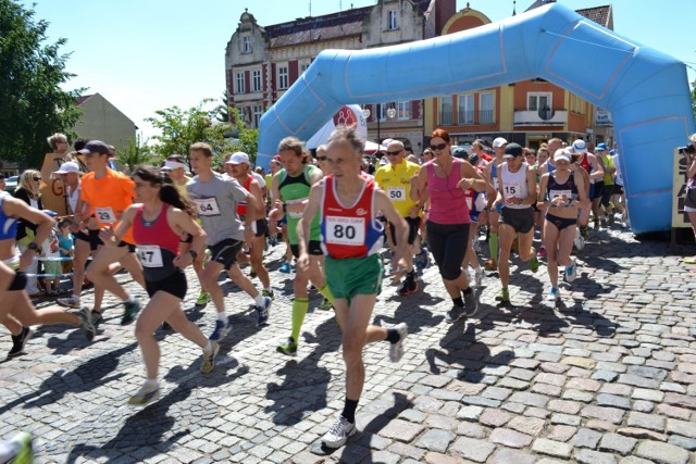 Start biegu "Tura" w 2014r.