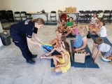 Wakacyjne spotkania policji w Zduńskiej Woli z dziećmi ZDJĘCIA