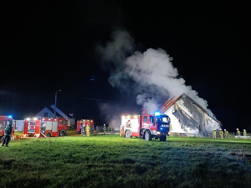  Pożar budynku mieszkalnego w powiecie żywieckim