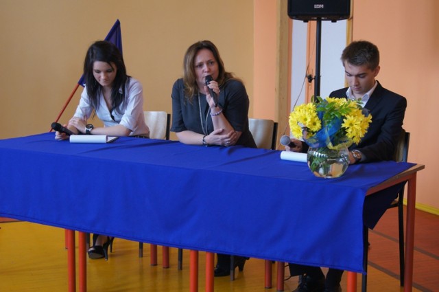 Dzień Europy w I LO w Radomsku. Debata z udziałem Joanny Skrzydlewskiej