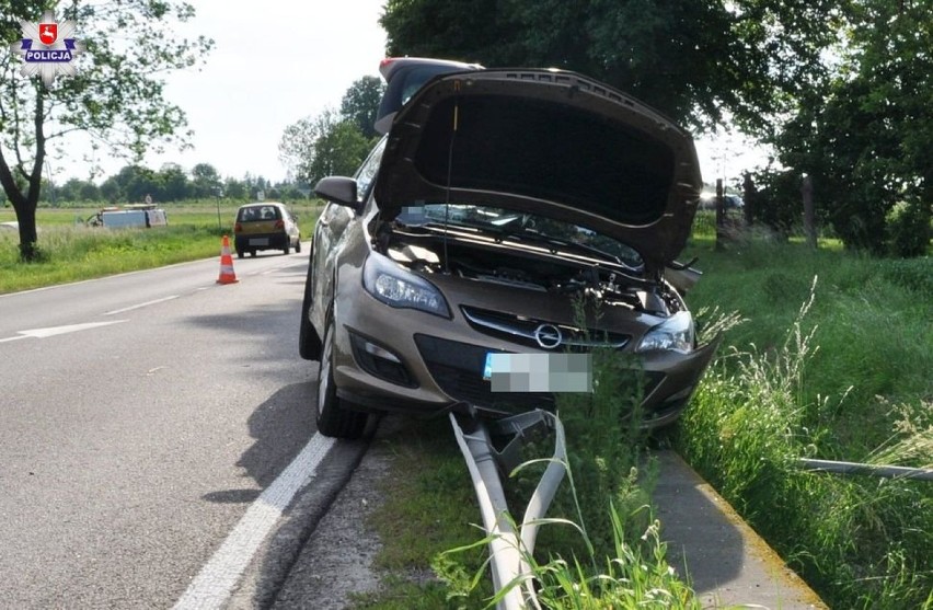 Zderzenie samochodów w miejscowości Zofianka Górna. Jedna osoba w szpitalu